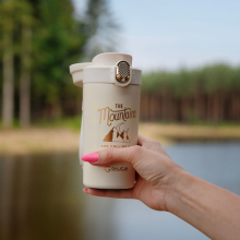 Kubek termiczny MOUNTAINS 350ml kremowy